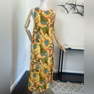 Floral Sunflower Maxi Dress by Melinda‎ Zoller